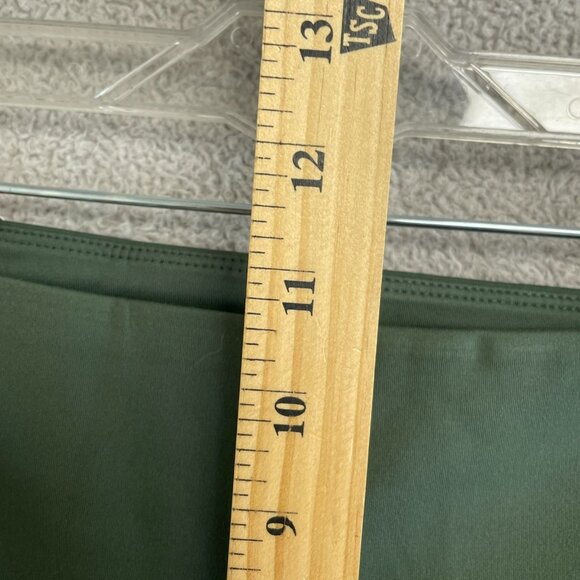 NEW Gap Fit Women's M Green Flare Leggings Green Side Pocket - Picture 8 of 15